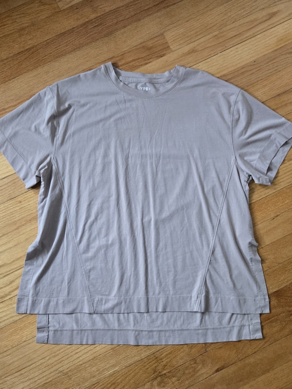 YBP top Short Sleeve Tee in Light Taupe Abercrombie & Fitch